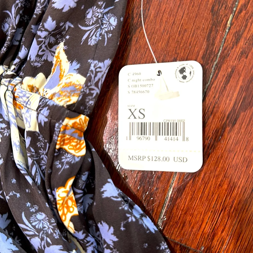 Free People Soli Mini Dress NWT $128 Size XS Night Combo Purple - Image 10