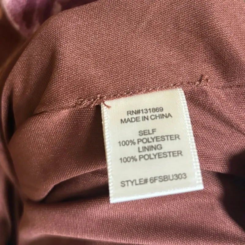 Jessica Simpson Floral Bubble Hem Strapless Dress And Hair Clip Size Medium - Image 7