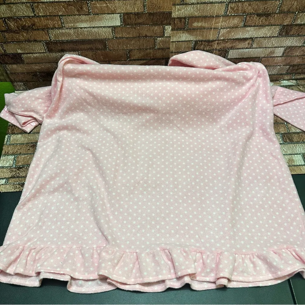 Amanda Paige Pink Polka Dot Nightgown size L Size L - Image 6