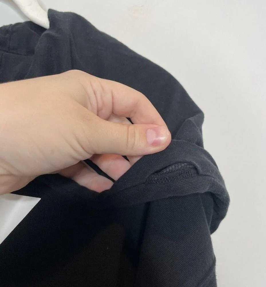 Ivy Park Black Graphic Spell Out Hoodie Size XS - Image 2