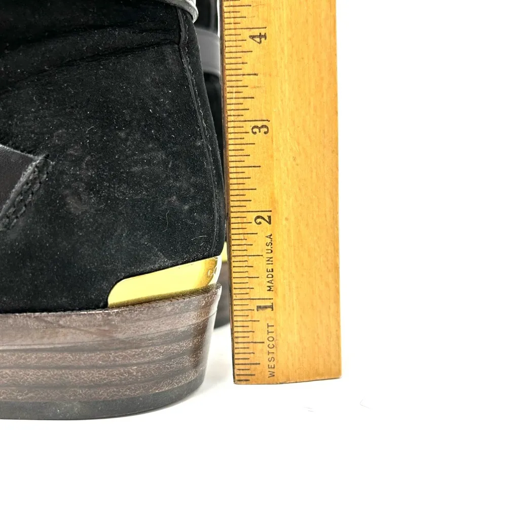 COACH Leoda Suede, Leather ankle booties, size 8 - Image 12