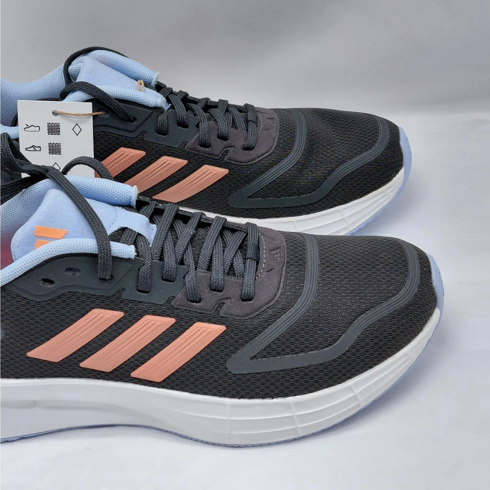 Adidas Duramo SL 2.0 Women Athletic Running Shoes Sneakers 7.5 Black Athleisure - Image 4