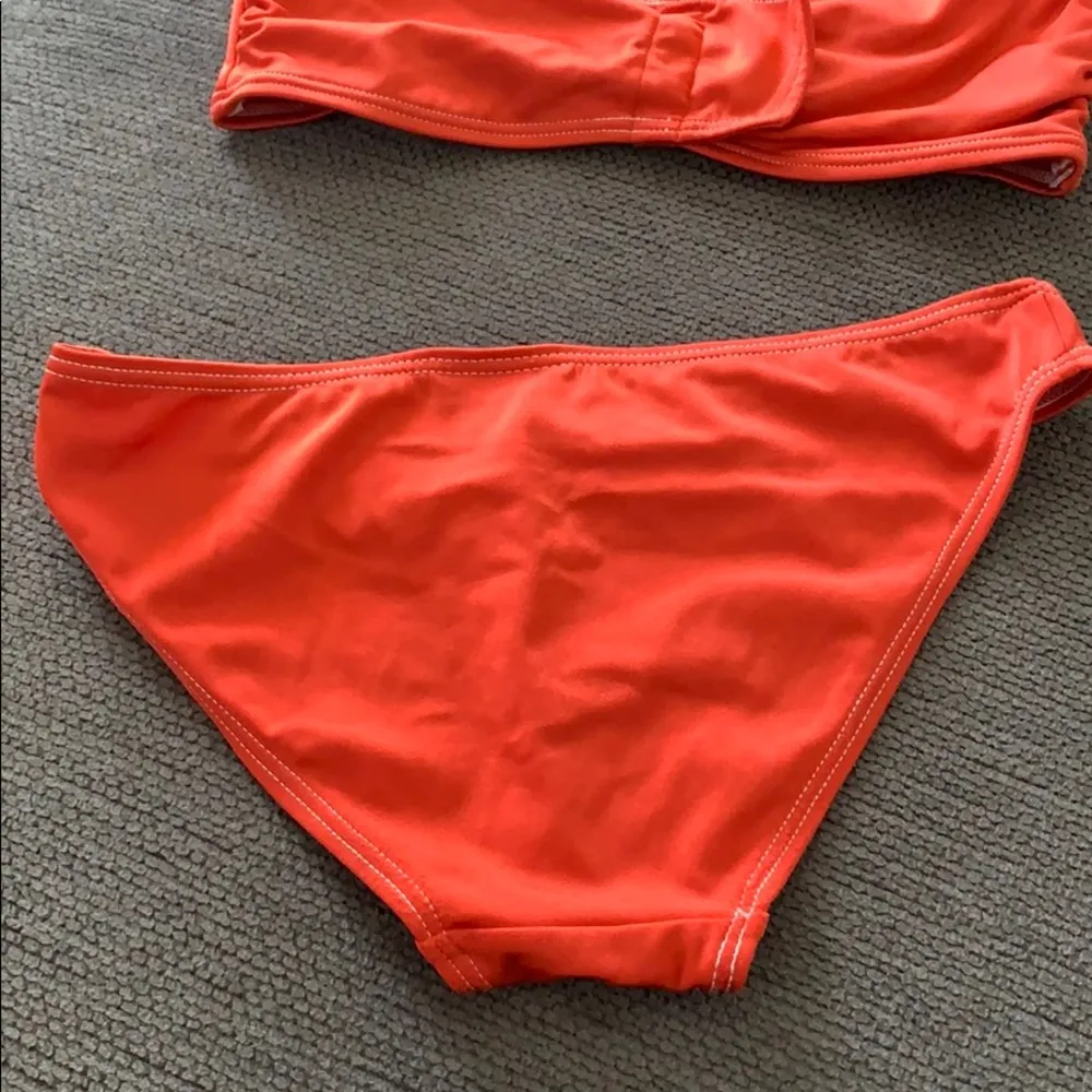 Marc by Marc Jacobs Bold Orange Bandeau Bikini Two Piece - Image 3