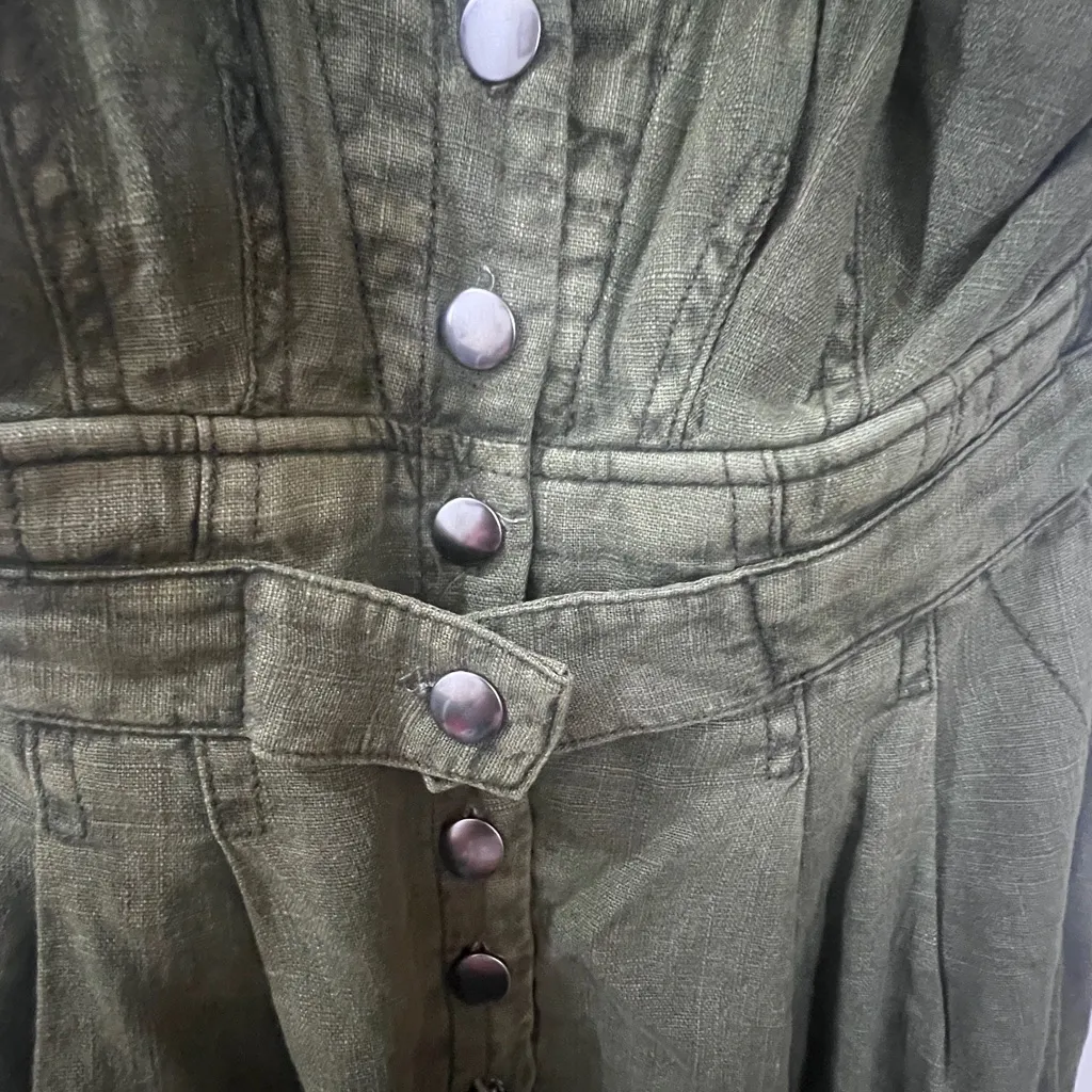 Free People City’s Edge Romper Dried Basil NWT - Image 4