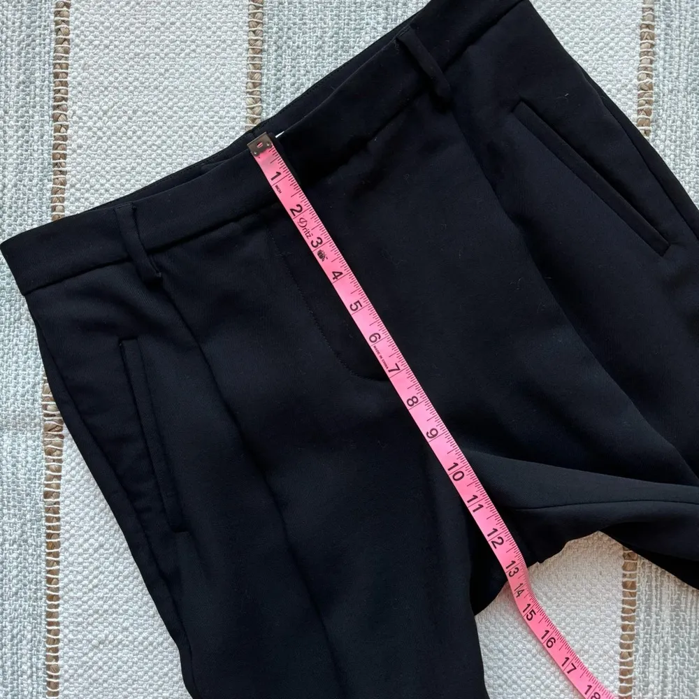 Brunello Cucinelli Black Virgin Wool Blend High Rise Pleated Trousers Women’s 8 - Image 5