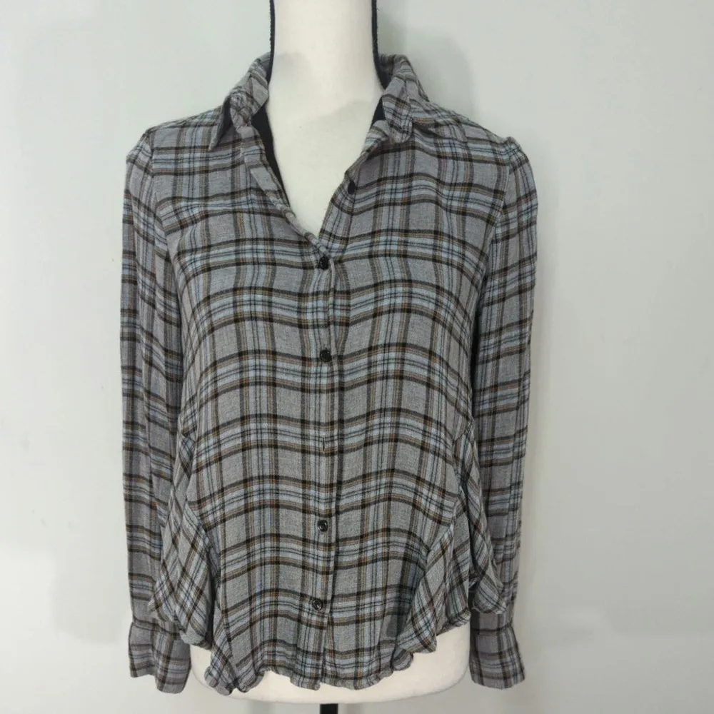Drew Women's Skylar Plaid Long sleeve Top‎ - Image 2