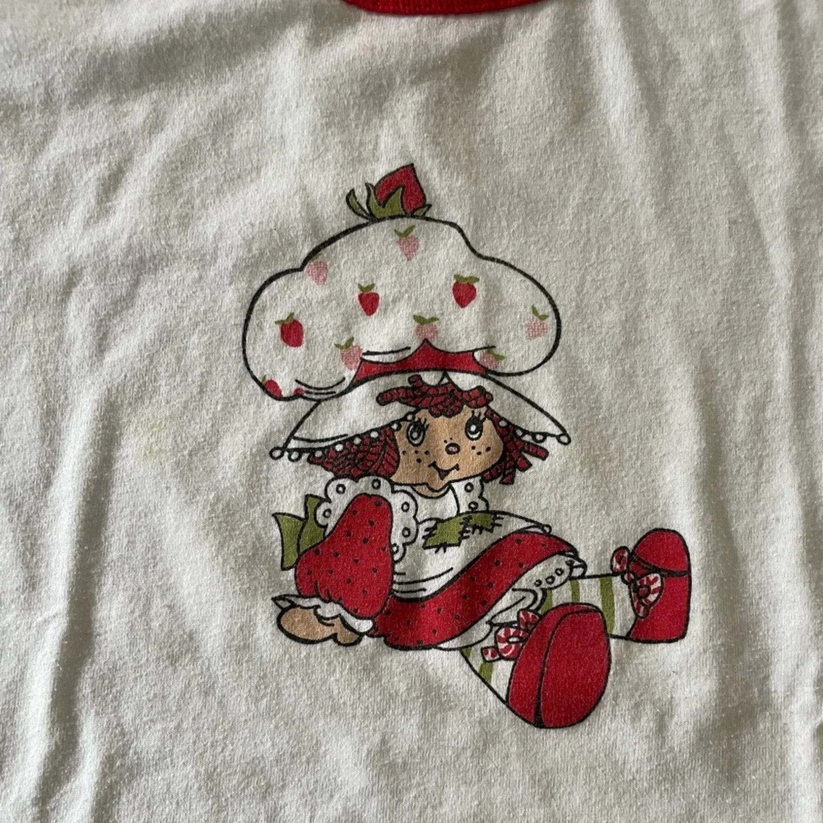 Veruca Salt Music Band Signed Autograph Strawberry Shortcake Shirt Genuine‎ White Size undefined - Image 4