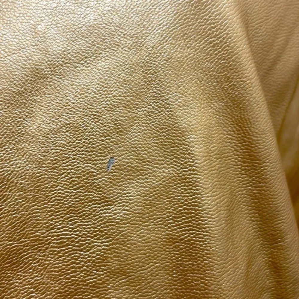 Fushi Metallic Gold Bomber Jacket Size XS - Image 5