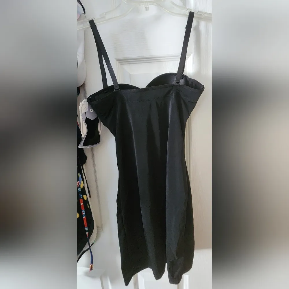 NWT Heavenly Secrets Shapewear Firm Control Slip Pushup Pad Black Size Small - Image 2