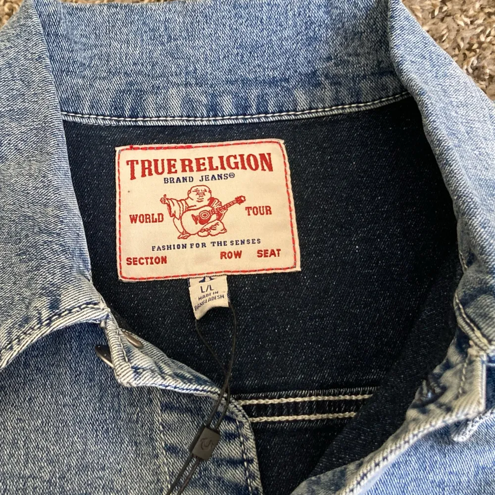 True Religion Blue Denim Jacket - Image 5