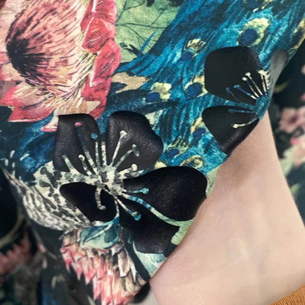 Evolution and Creation tropical floral print high rise yoga leggings size S - Image 6