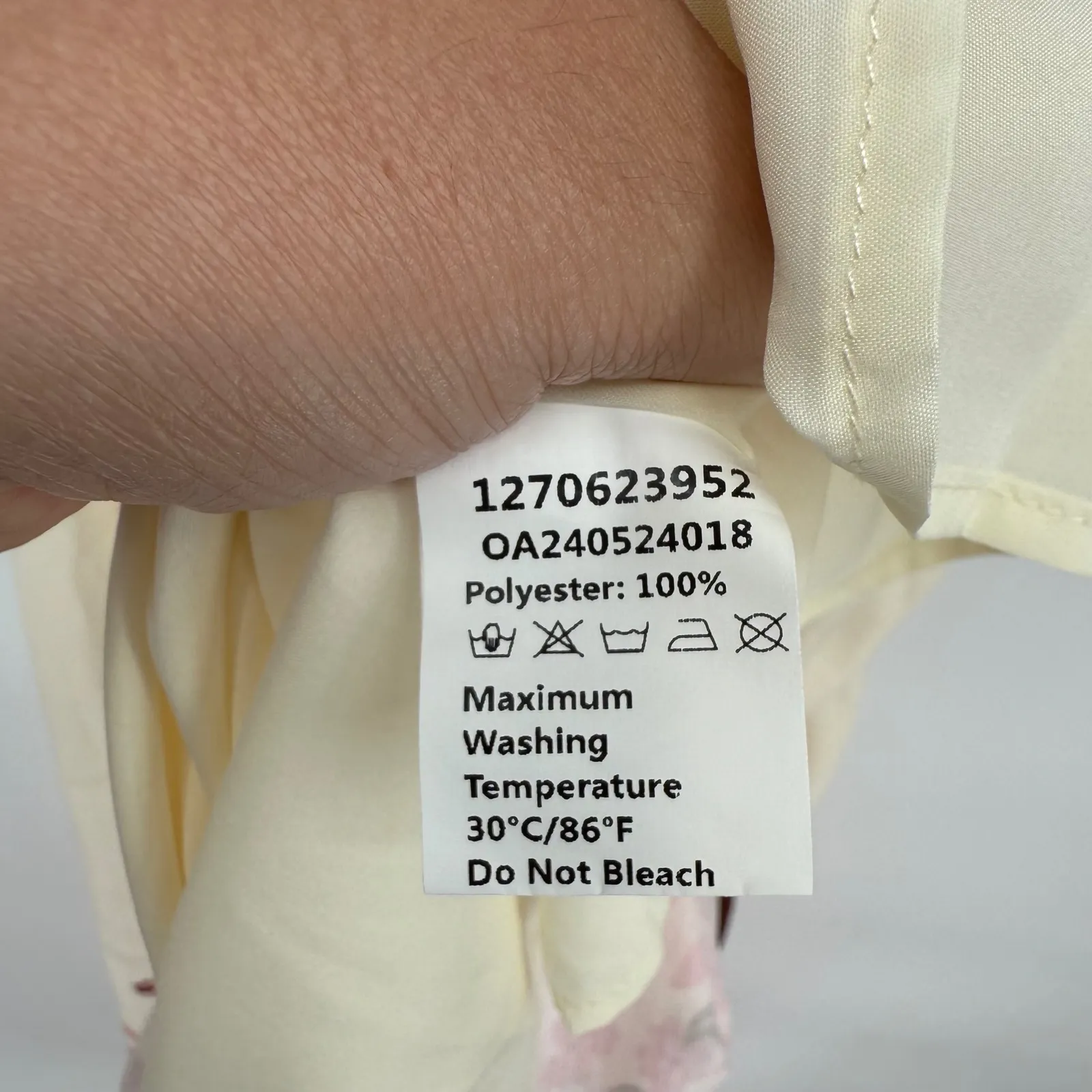 Commense‎ Womens Maxi Dress Floral Sleeveless Casual Summer Cream Pink Size M Size M - Image 7