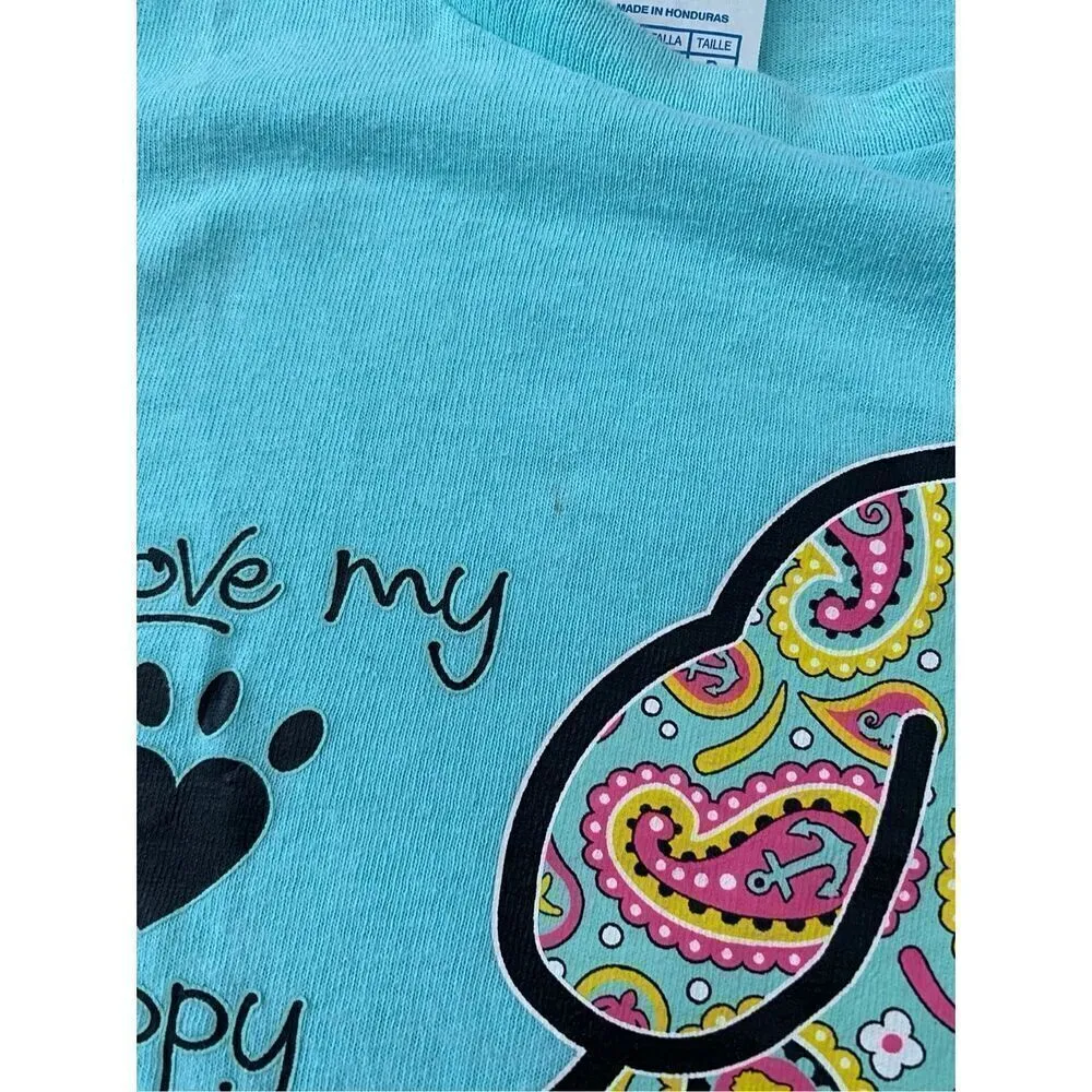 Delta Pro Weight I Love My Puppy T Shirt South Padre Island - Image 8