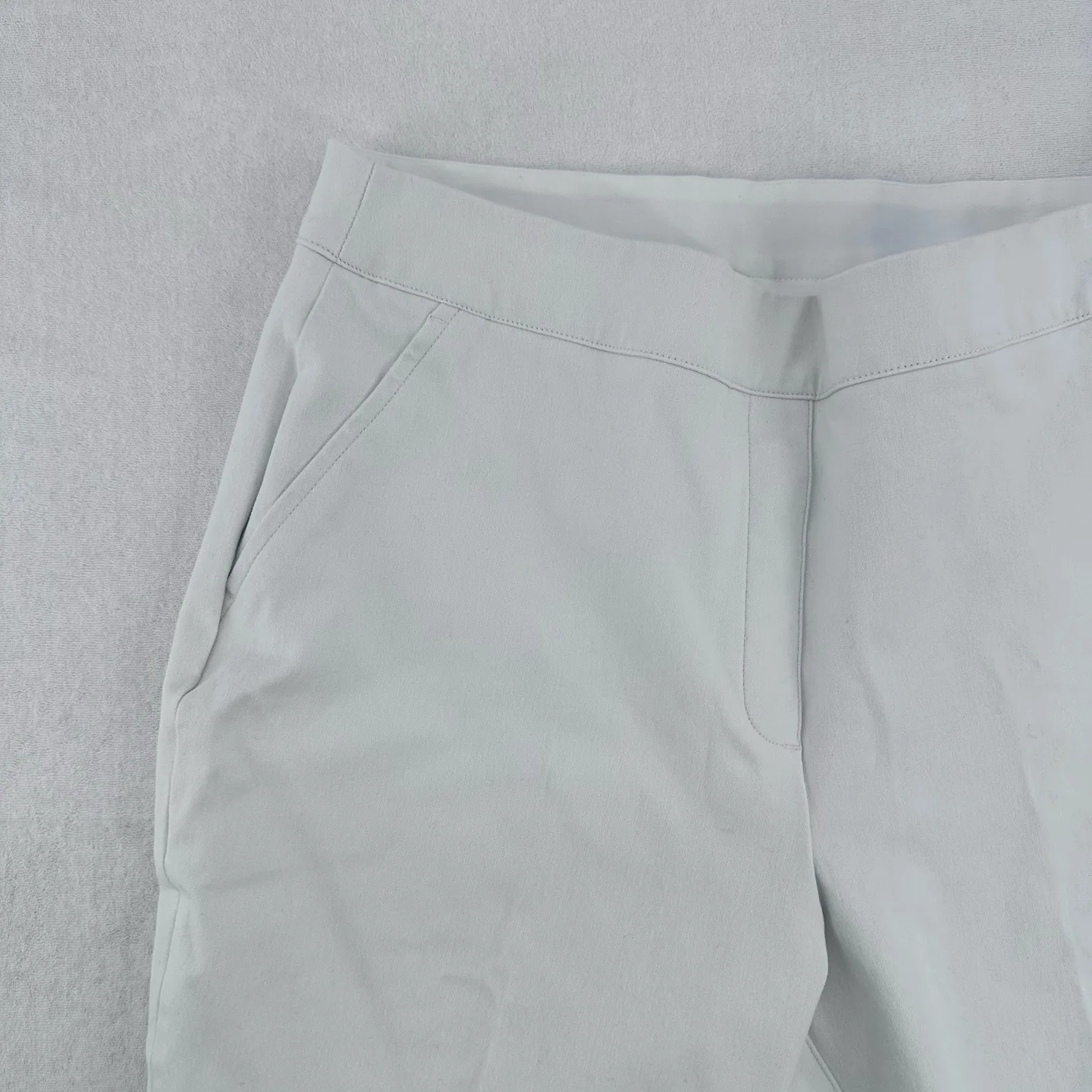 Spanx Slim Straight Pull On Pants Classic White Pants size L - Image 3