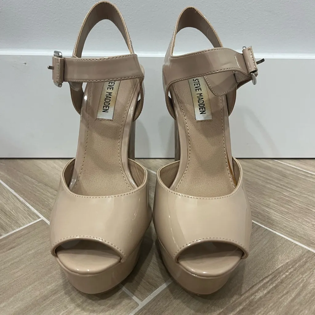 Steve Madden JILLYY Fawn Patent Heels - Image 2