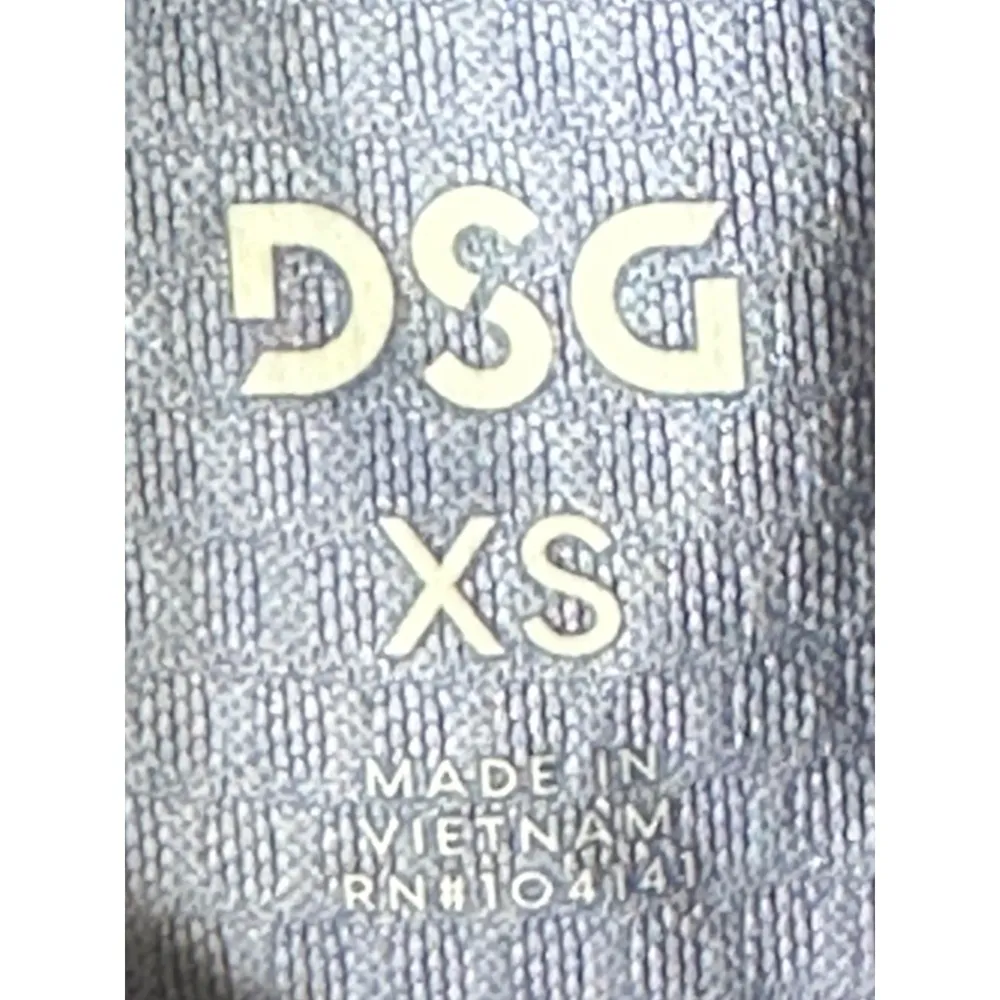 DSG Mock Neck Tank Top Sleeveless Athletic Activewear Blue XS - Image 3