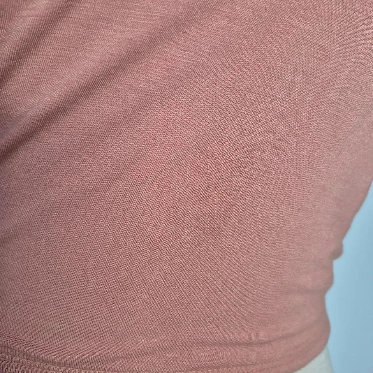 Be Cool Los Angeles Cropped Tank Top Terracota Size Medium - Image 5