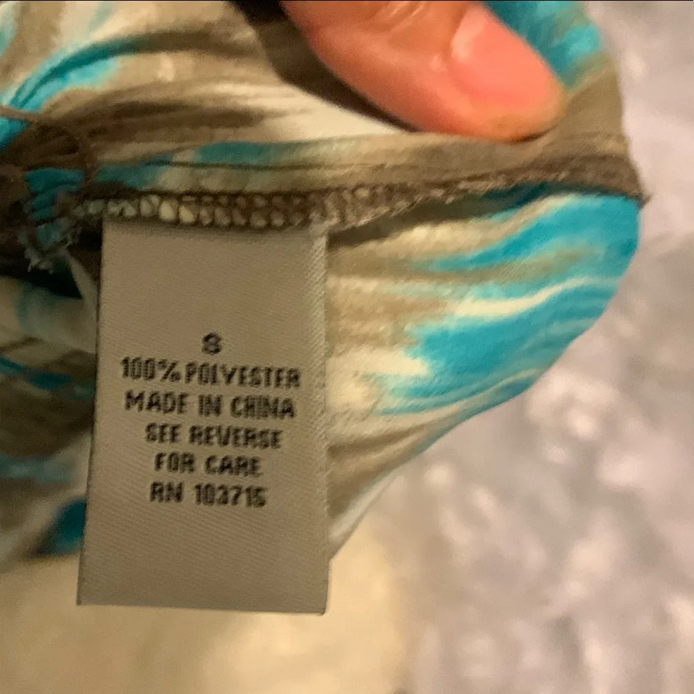 Elegant Blue and Gray‎ Blouse - Image 6