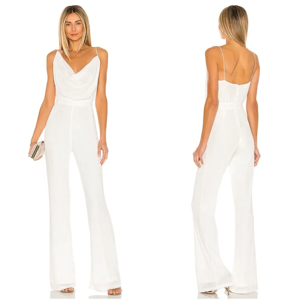 MISHA Moria Pantsuit In Ivory White Size 0 - Image 2