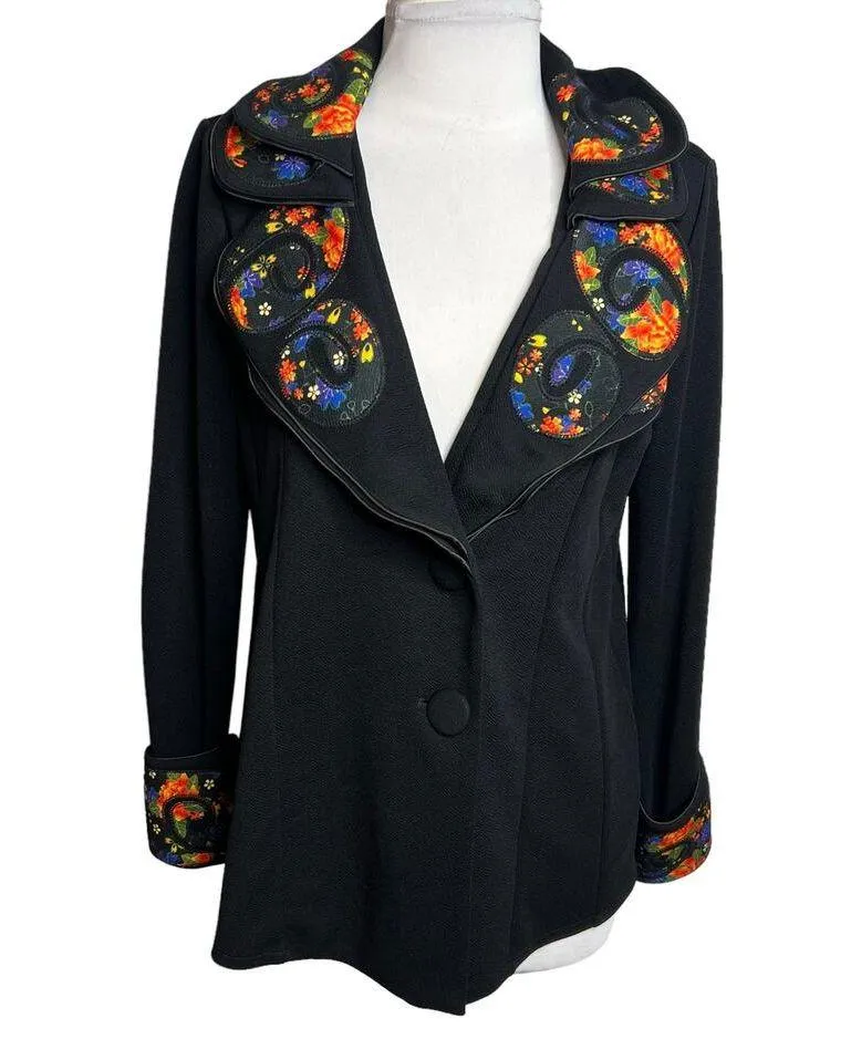 Soft surroundings la Parisian jacket blazer sz m - Image 2