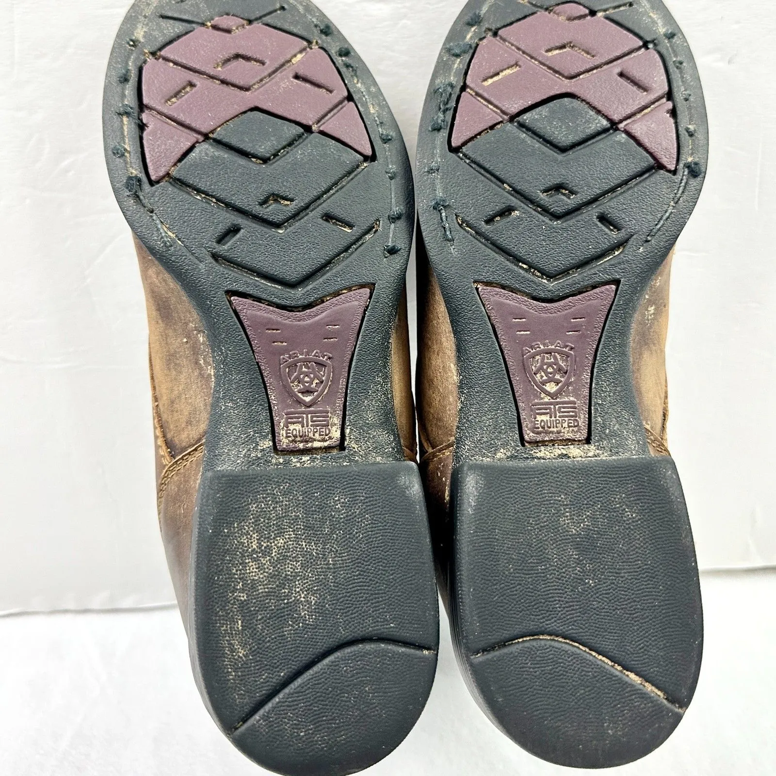 Ariat Womens Heritage Lacer II Boot Size 8.5 Kiltie Distressed Brown Lace Up - Image 6