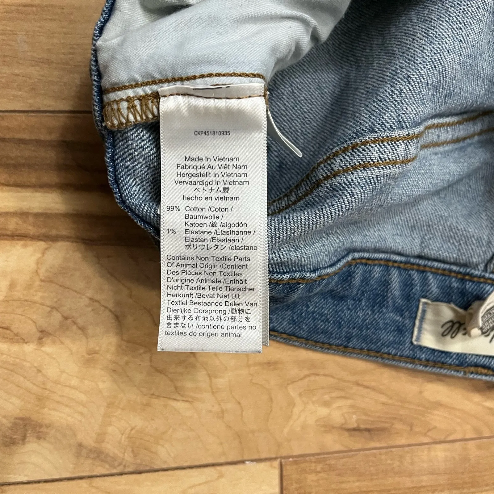 Madewell Women's Sz 26P The Perfect Vintage Jean Raw-Hem Crop Jeans - Image 3