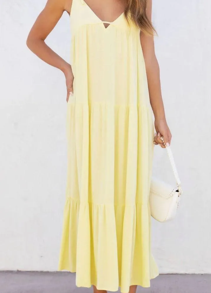 VICI | Riverside Tiered Maxi Dress - Image 4