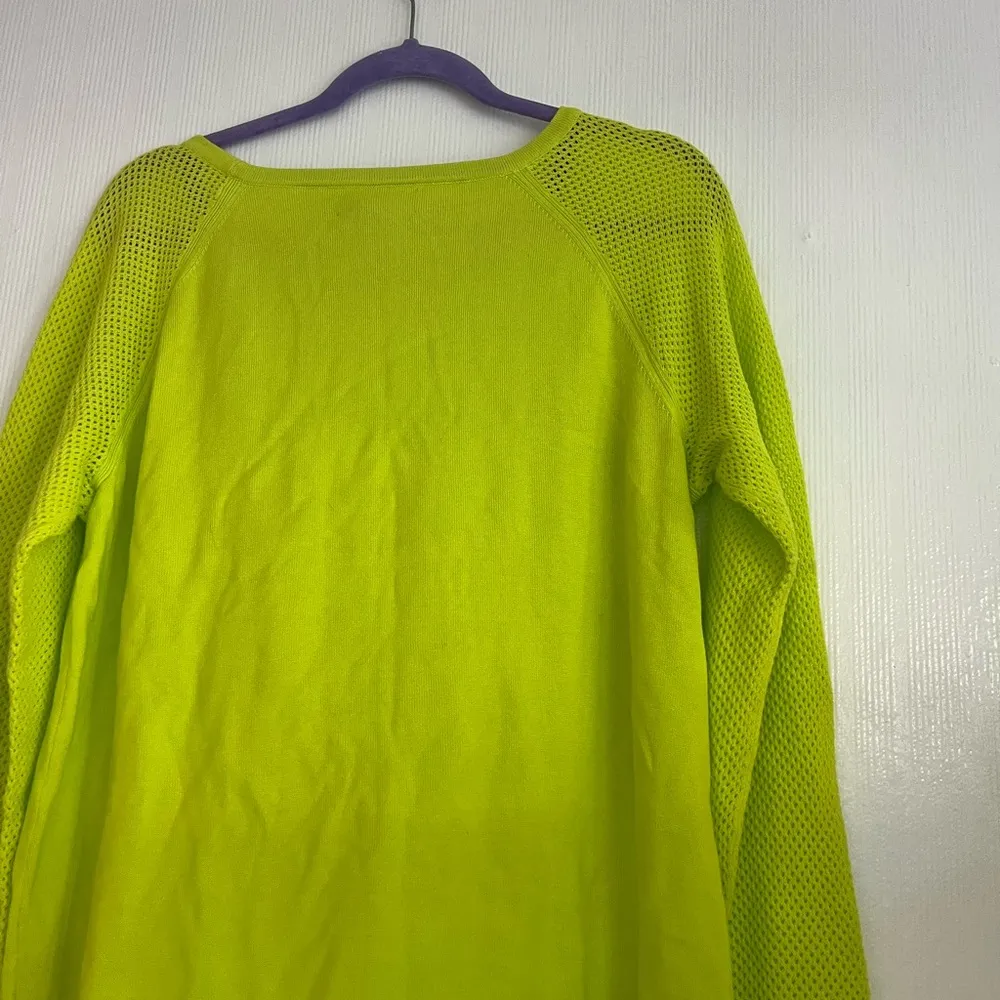 Ralph Lauren womens Bright Yellow Crewneck Sweater - Image 8