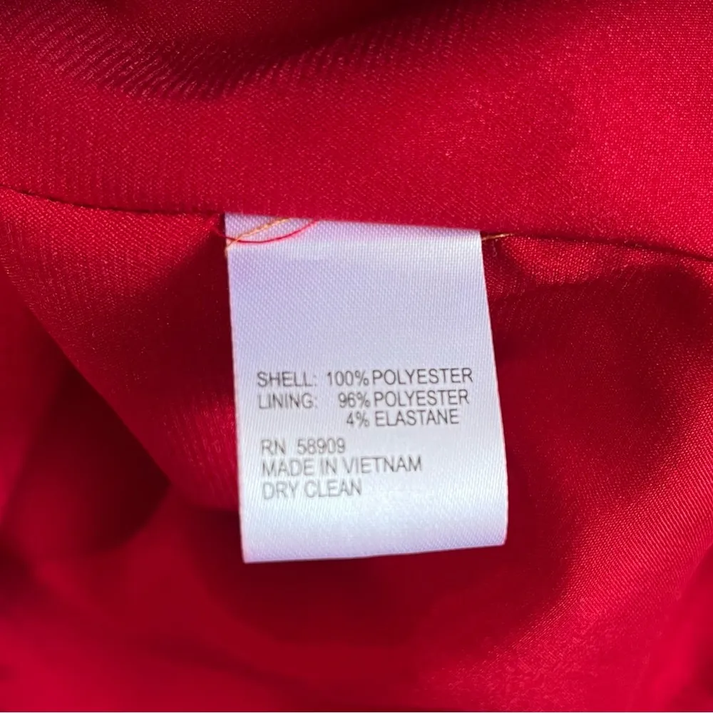 Alex Marie Dress Crimson Red Nina Tie Sleeve Detail Midnight Mystery Sz 2 NWT - Image 12