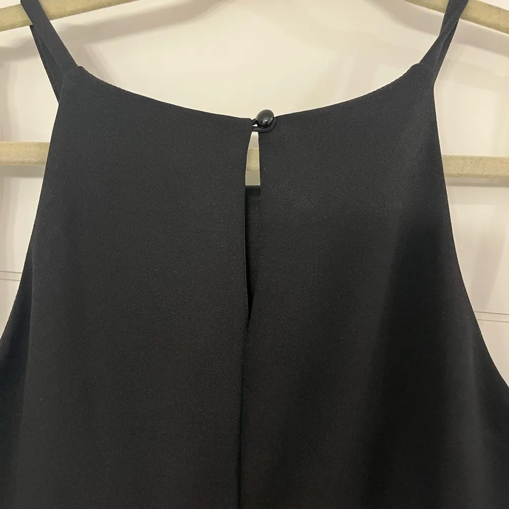 Black Cocktail with Silver Rhinestone Trim Size 4 - Image 5