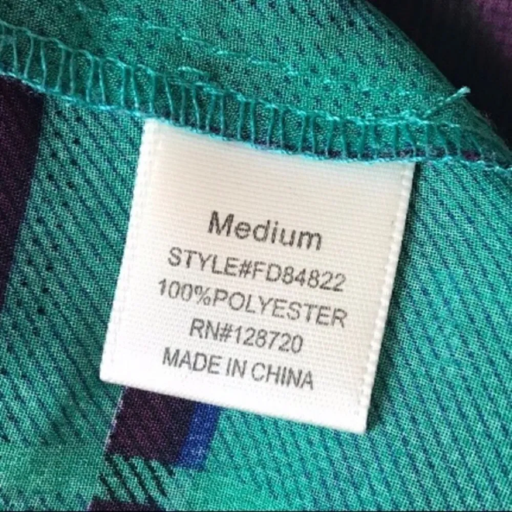 Francesca’s Collection Bird Cage Plaid Button Up Tunic - Image 6