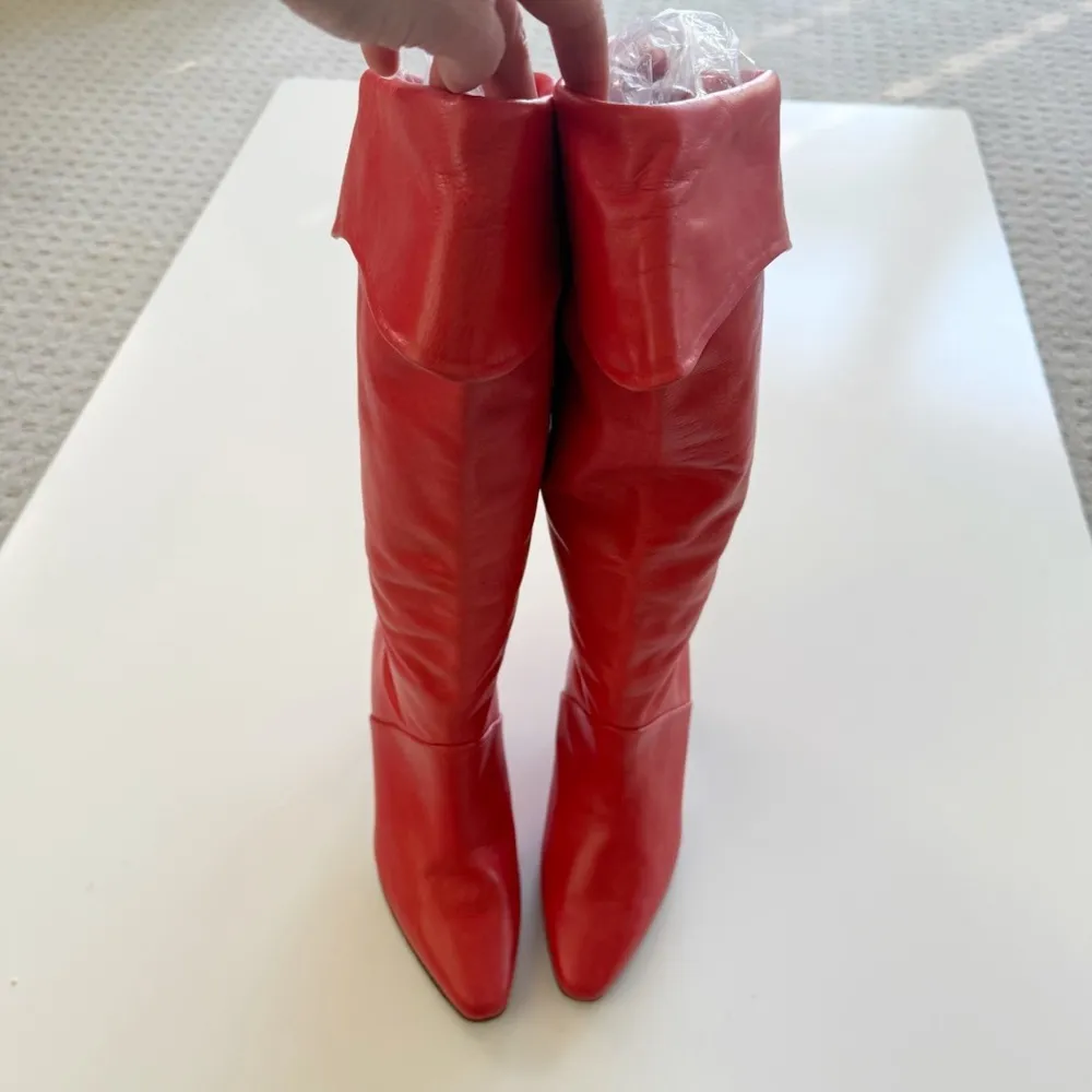 Barefoot Original Red Leather Boots Size 8.5 - Image 3
