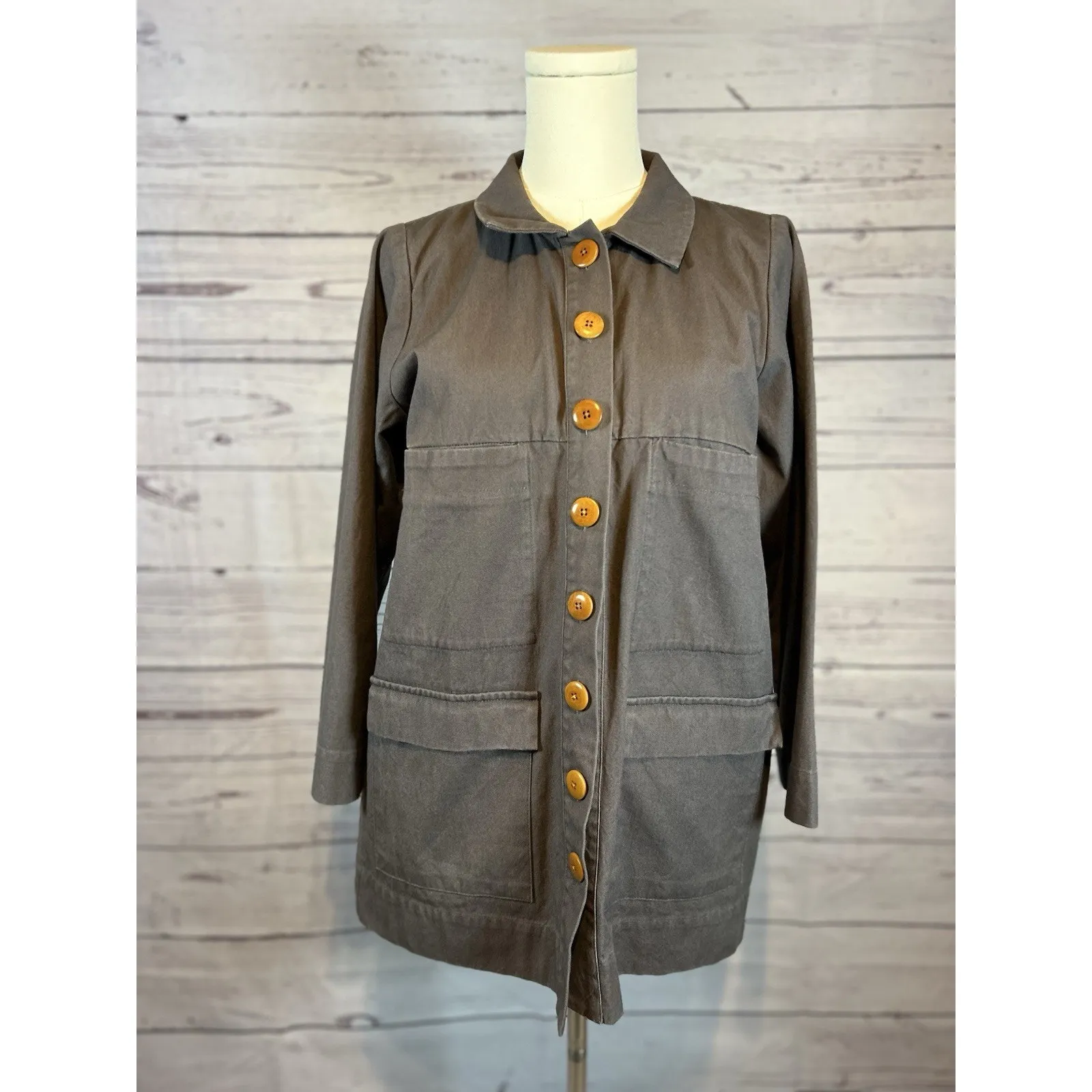 Ilana Kohn Mabel Jacket | Size Small | Taupe Gray - Image 5