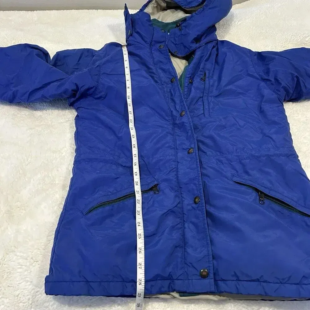 VTG LL Bean Penobscot Parka Jacket Women's S Full Zip Coat‎ Hood USA Made - Image 3