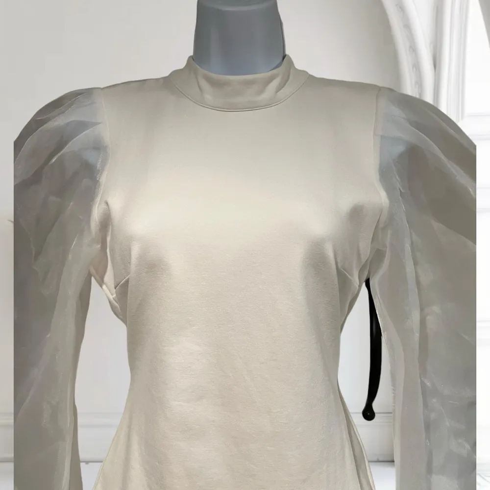 NBD -Bao Dress in Ivory size S - Image 5