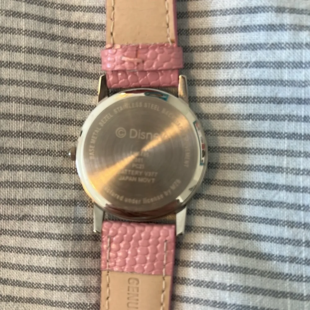 Pink Tinker bell watch Disney silver - Image 3