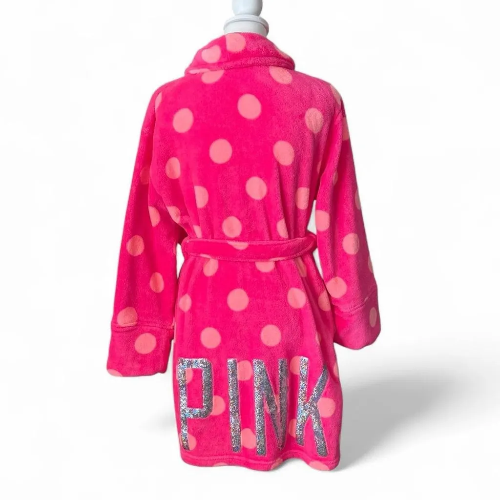 PINK Victoria’s Secret Polka Dot Robe - Image 2