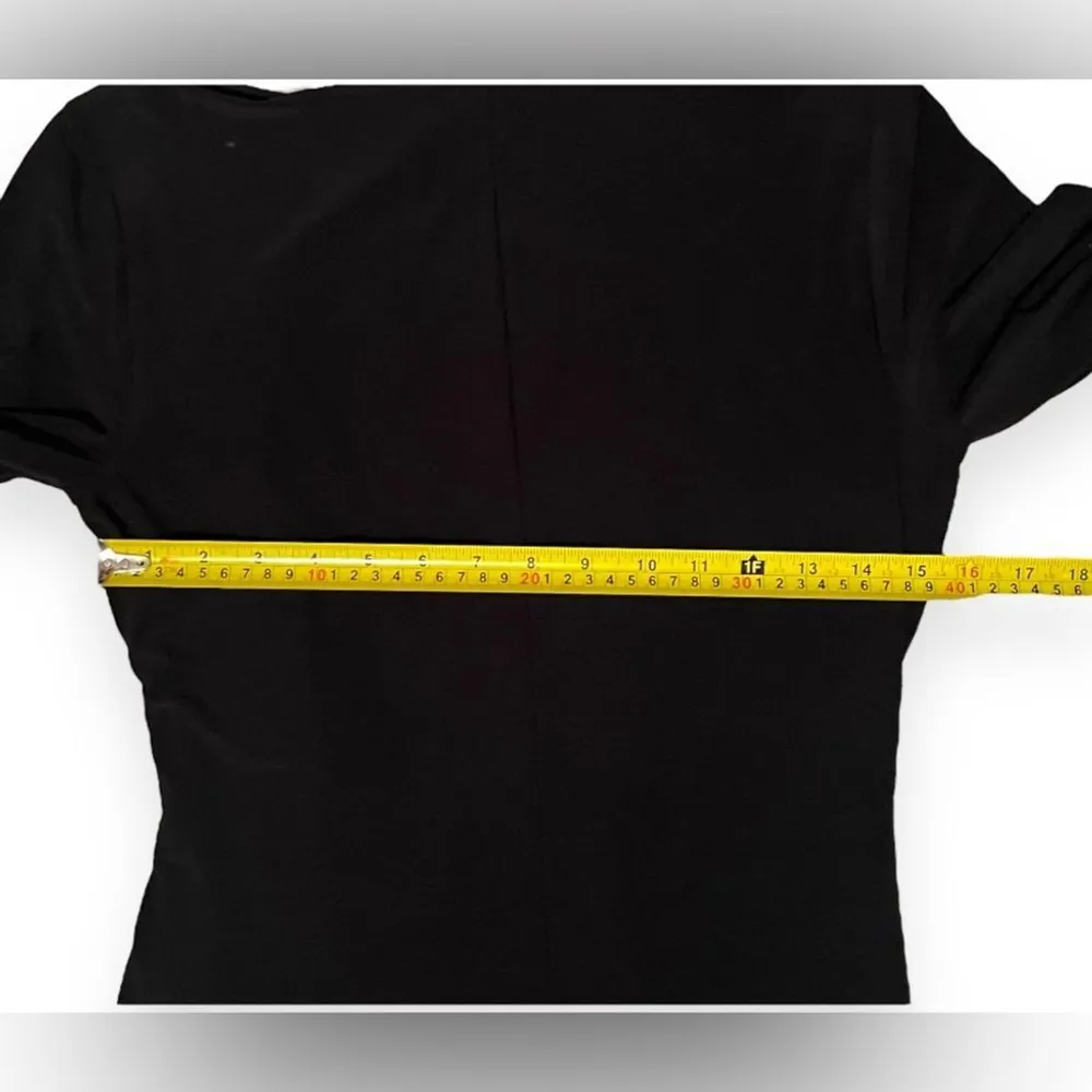 Ralph Lauren Black Dress Ruched‎ Lined Dress Size 10 Feminine LBD Dark Academia - Image 7