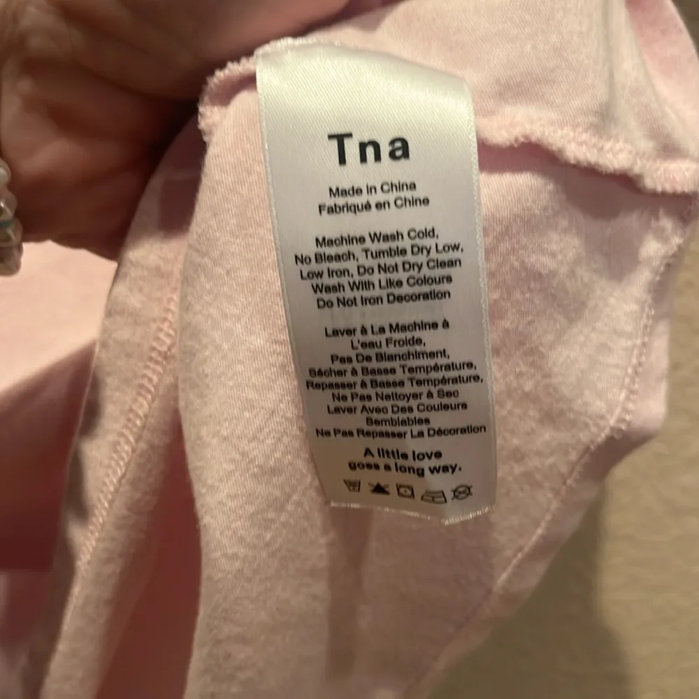 Aritzia TNA Women’s Pink T Shirt 100% Cotton Size XXS - Image 5