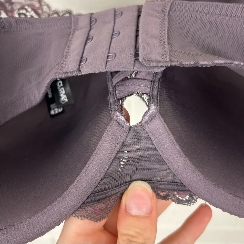 Torrid Curve Purple Lace Padded Bra Size 42D - Image 11