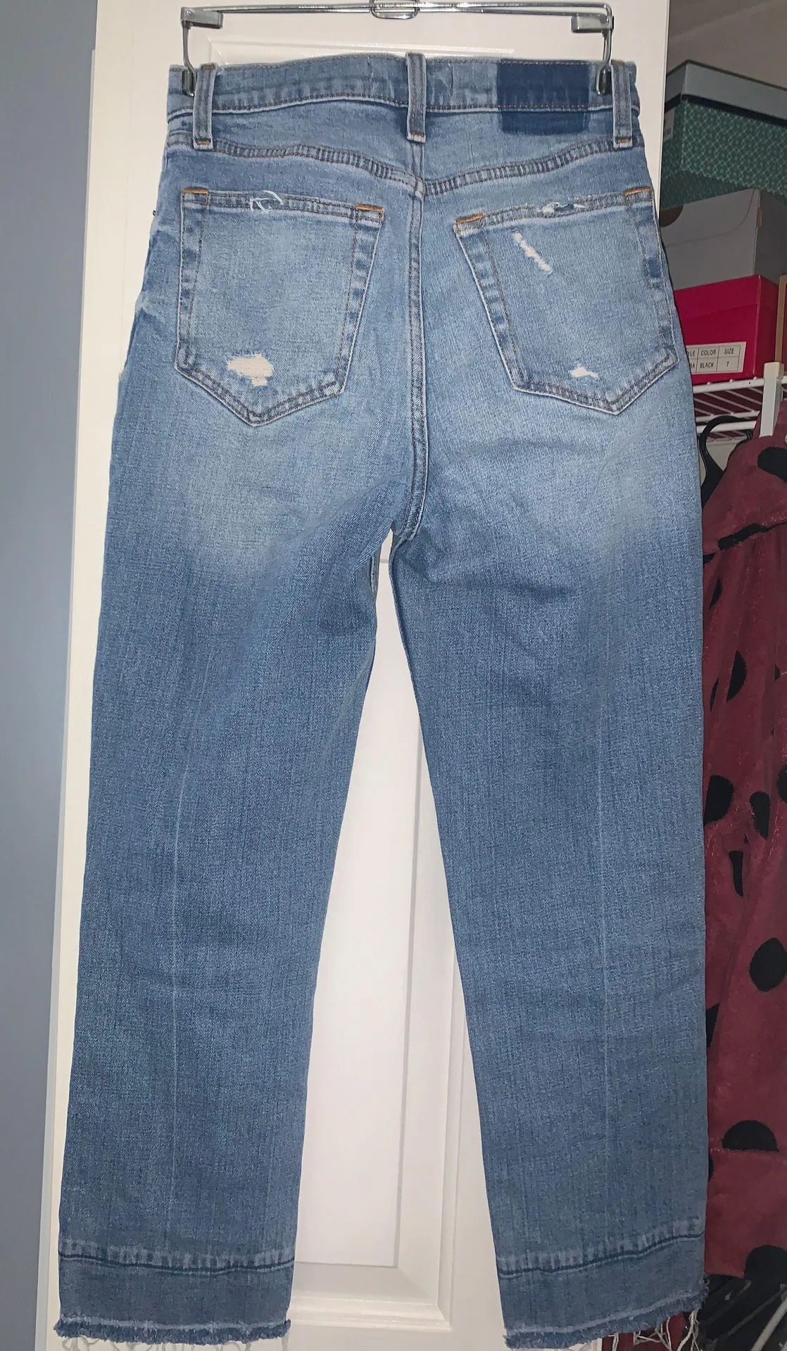 Abercrombie & Fitch ultra high rise ankle straight jeans - Image 2