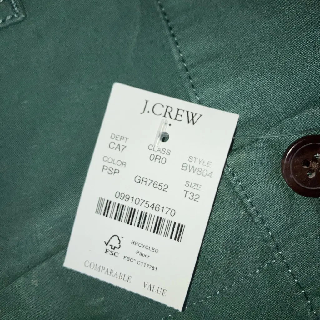 J. Crew Womens Green Tall Lizzie high-rise patch-pocket wide-leg pant - Image 9