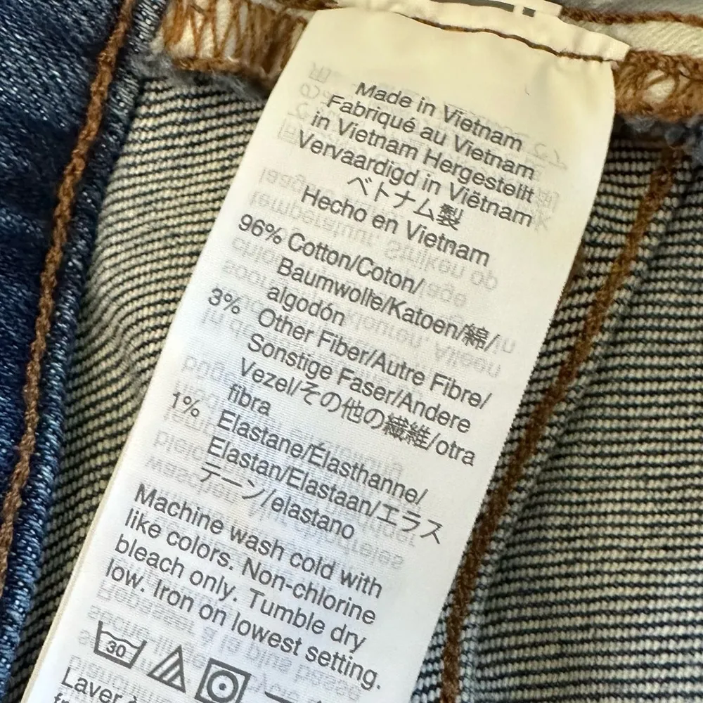 Madewell Slim Wide-Leg Crop Jeans in Reggie Wash Sz 36 - Image 8