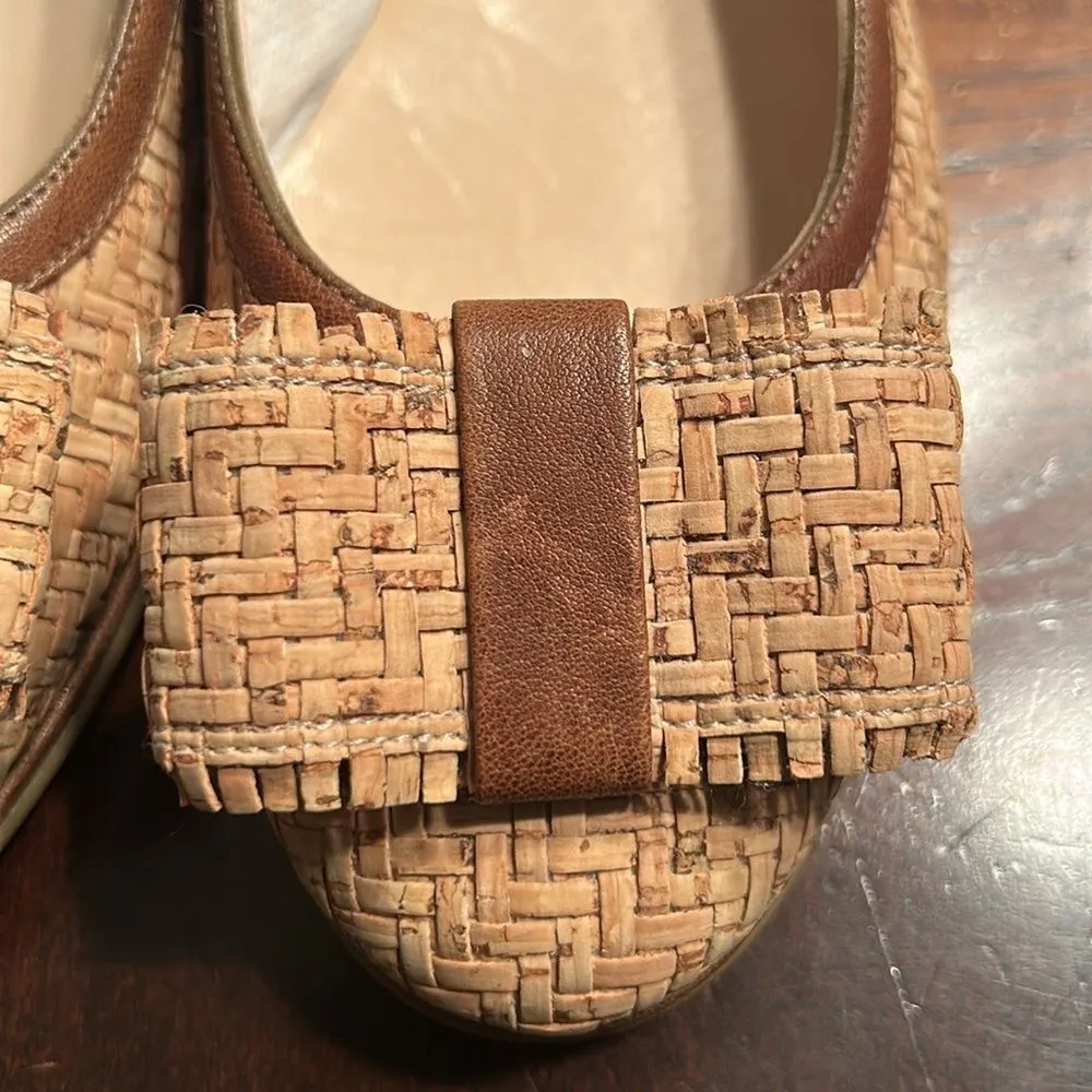 Stuart Weitzman Tan Candy Cork Flat Shoes(6.5M) - Image 13