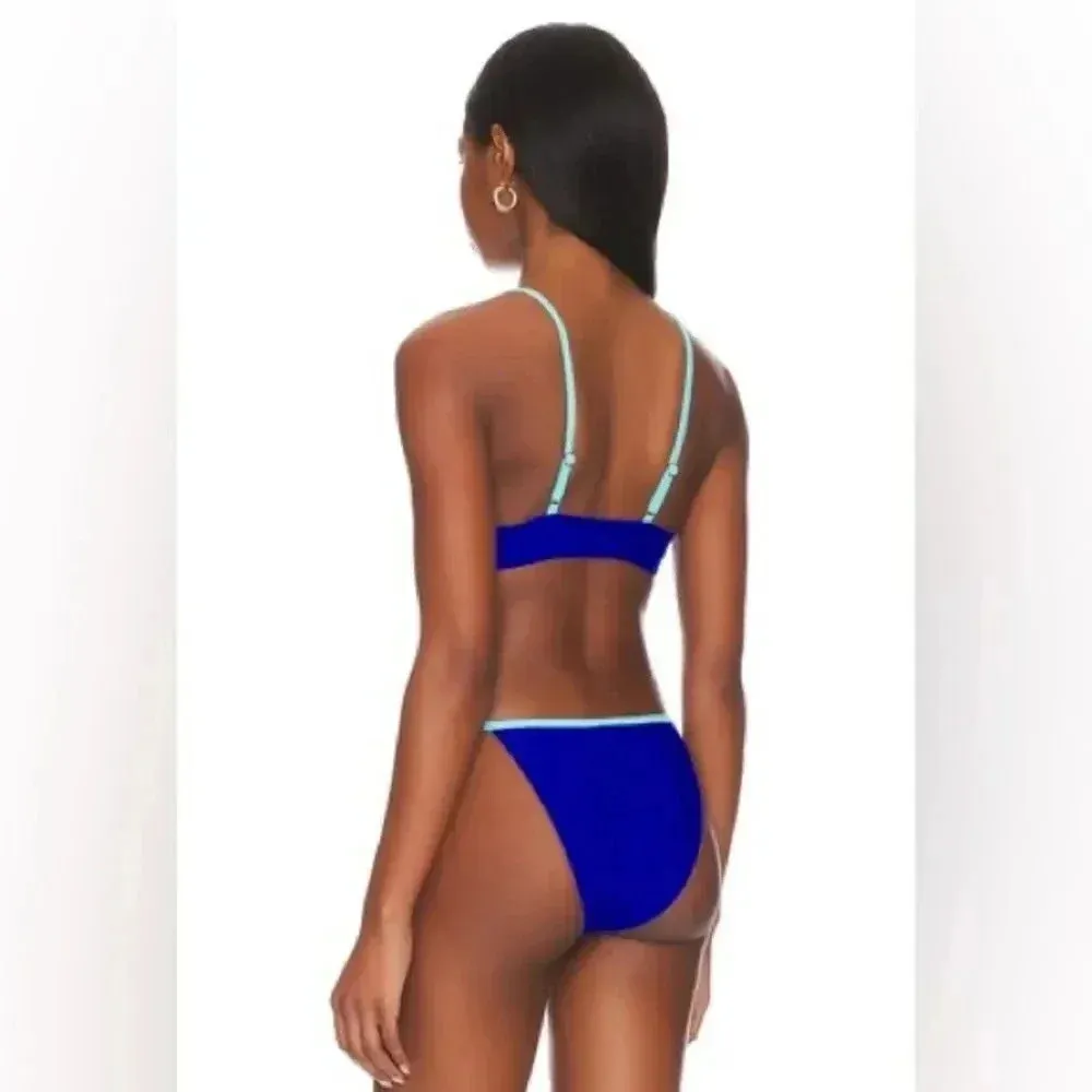 House Of‎ Harlow Zyla Bikini Set in Blue and Teal - Image 2