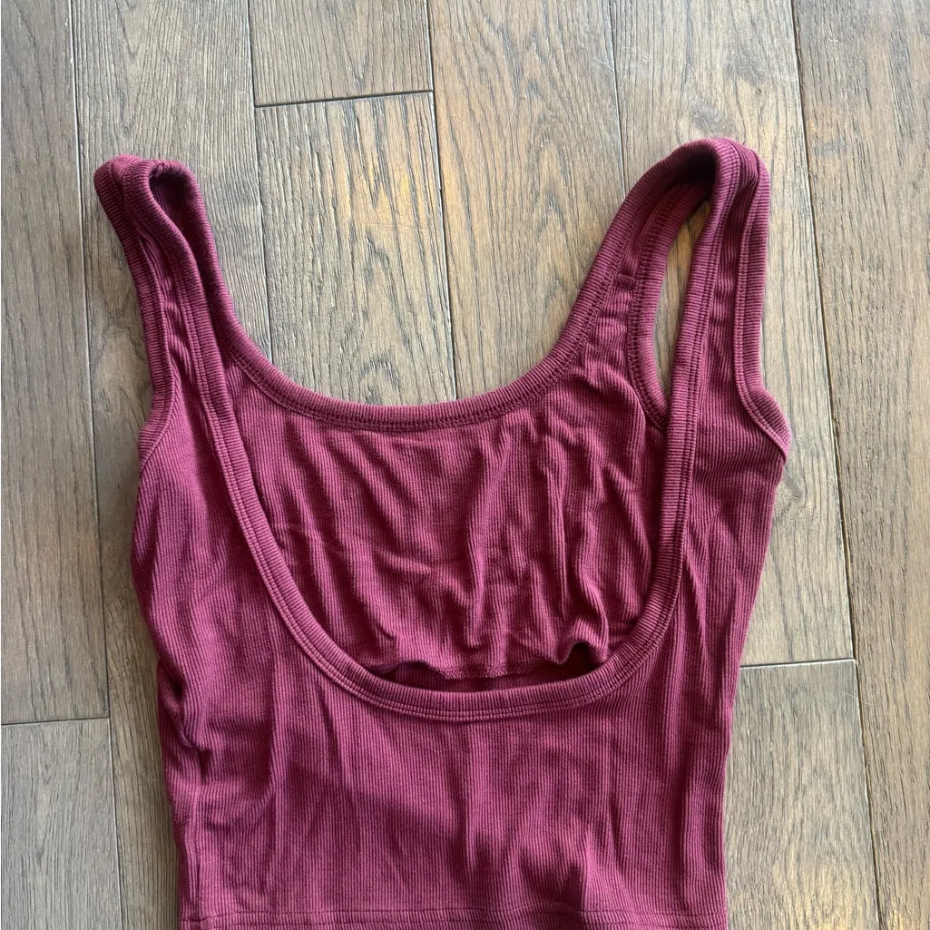 Dazy Women's Burgundy Tank Top Red - Image 3
