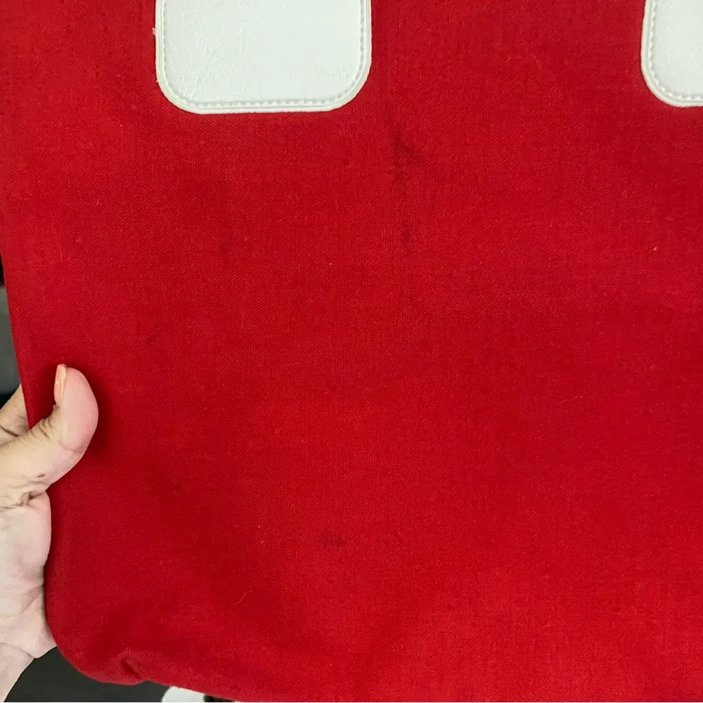 Vintage 60’s Lady’s Pride Red Canvas Tote Bag - Image 7