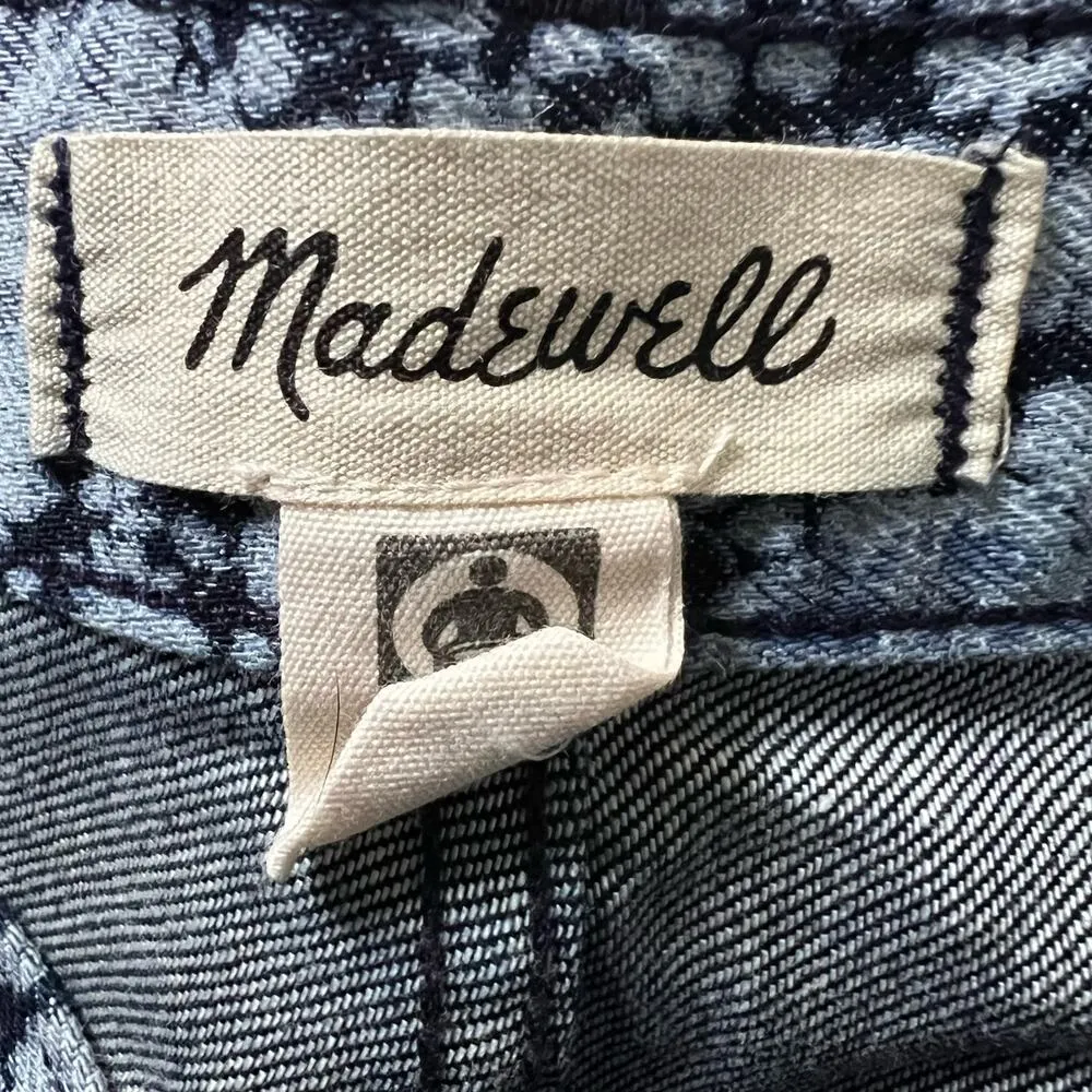 Madewell The Perfect Vintage Baggy Straight Jean 29 Women’s Quilted Floral NG259 - Image 4