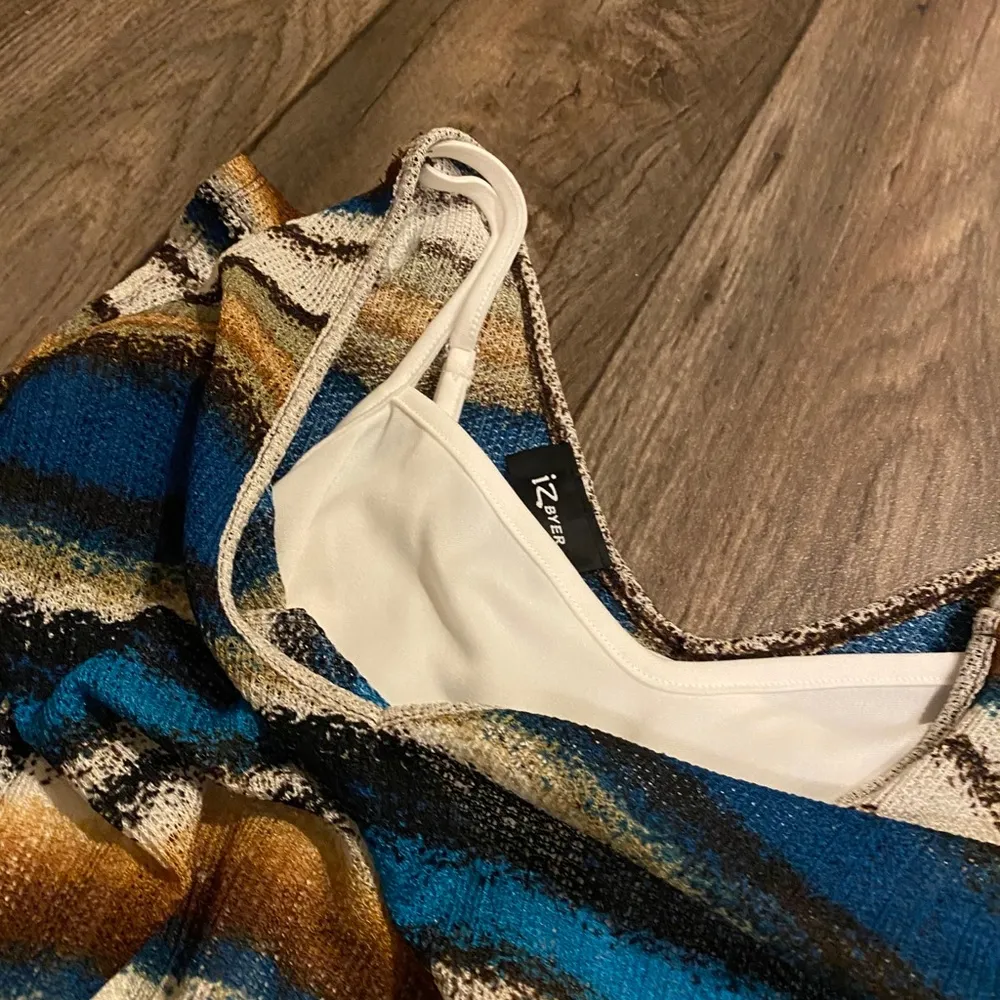 Earthy Striped Midi Dress by IZ Byer - Image 3