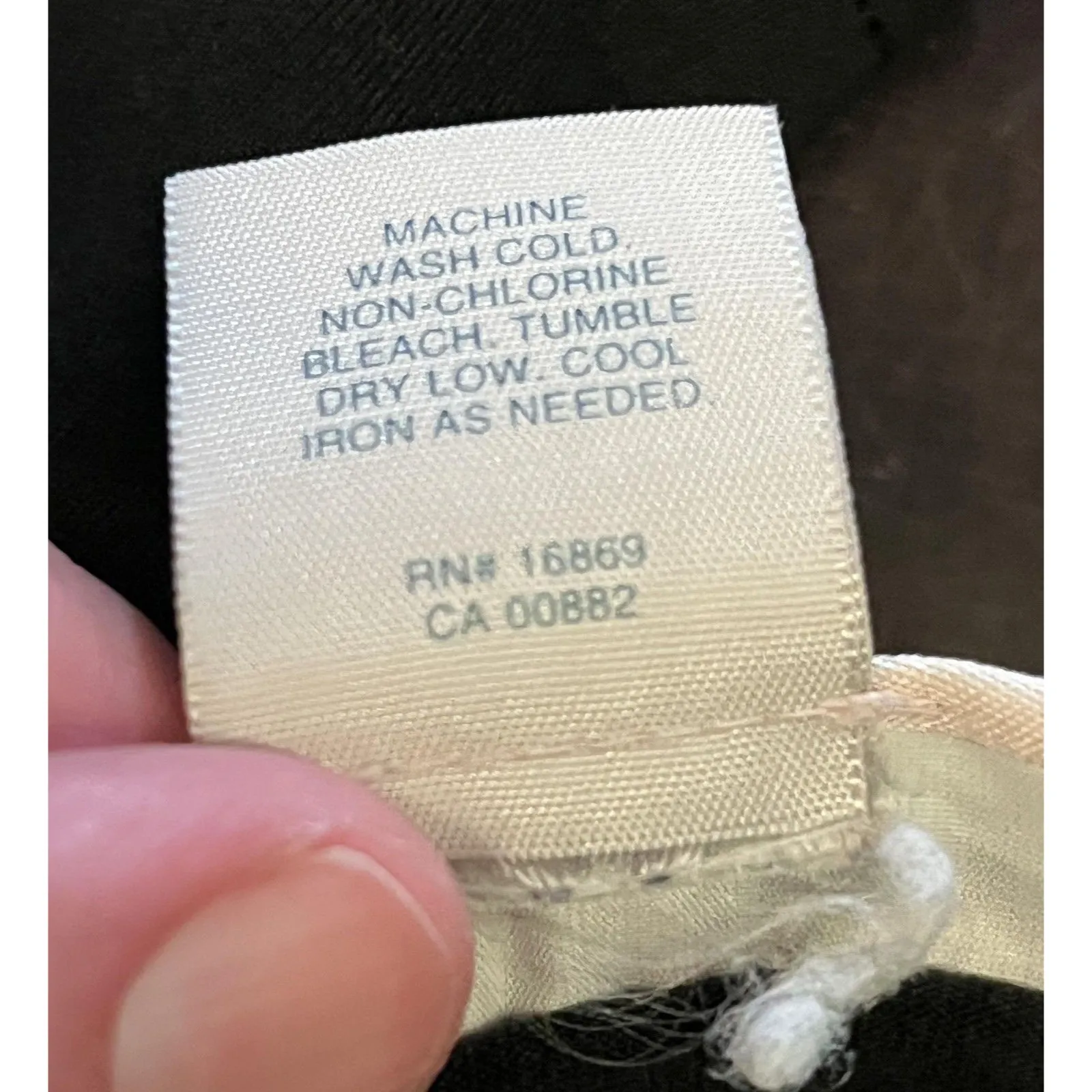 TravelSmith Dress Womens Medium Black Fit Flare Short Sleeve Stretch Nylon USA - Image 10